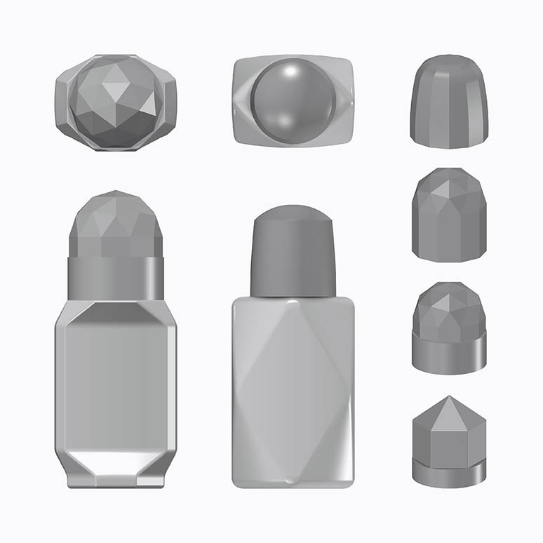 Crystal Deodorant Structure Gray Renderings