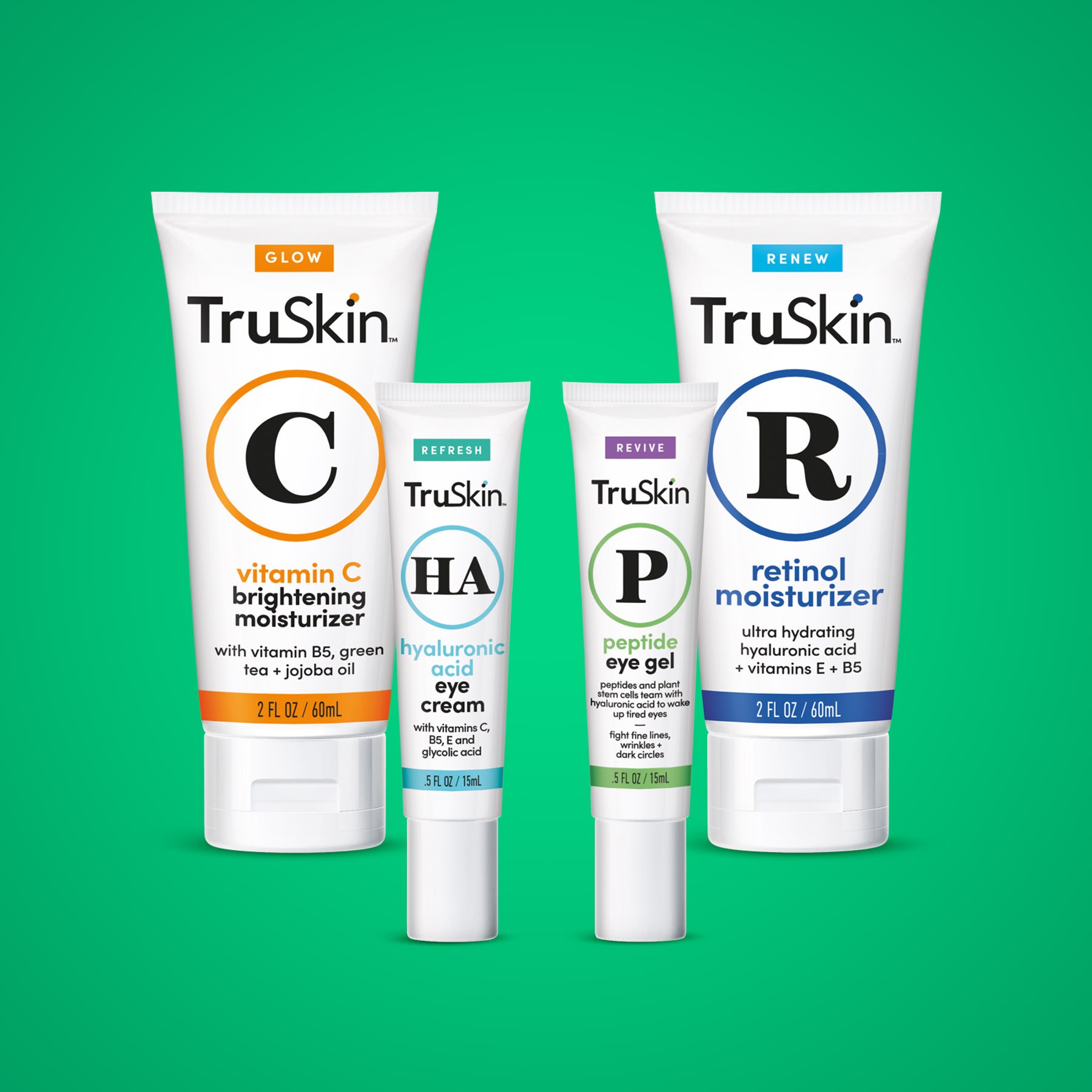 TruSkin Moisturizers and Creams Package Design