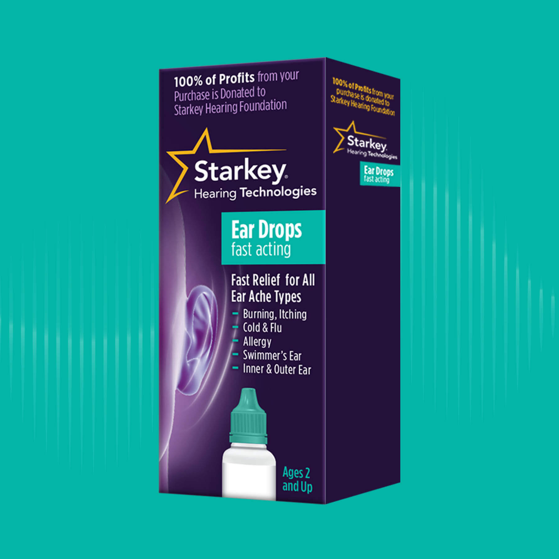 Starkey Ear Drops Package Design