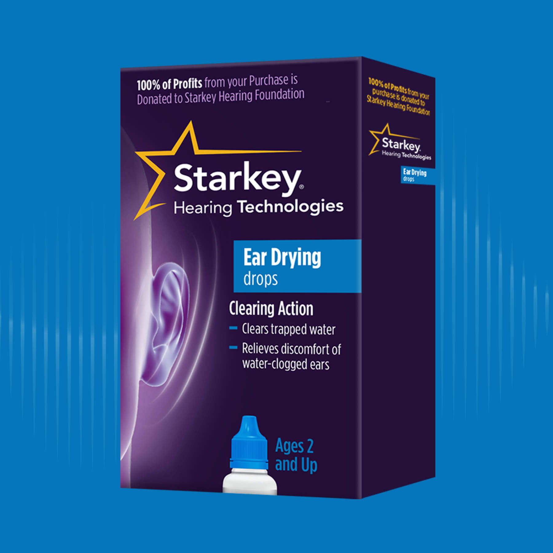 Strakey Ear Drying Drops Package Design