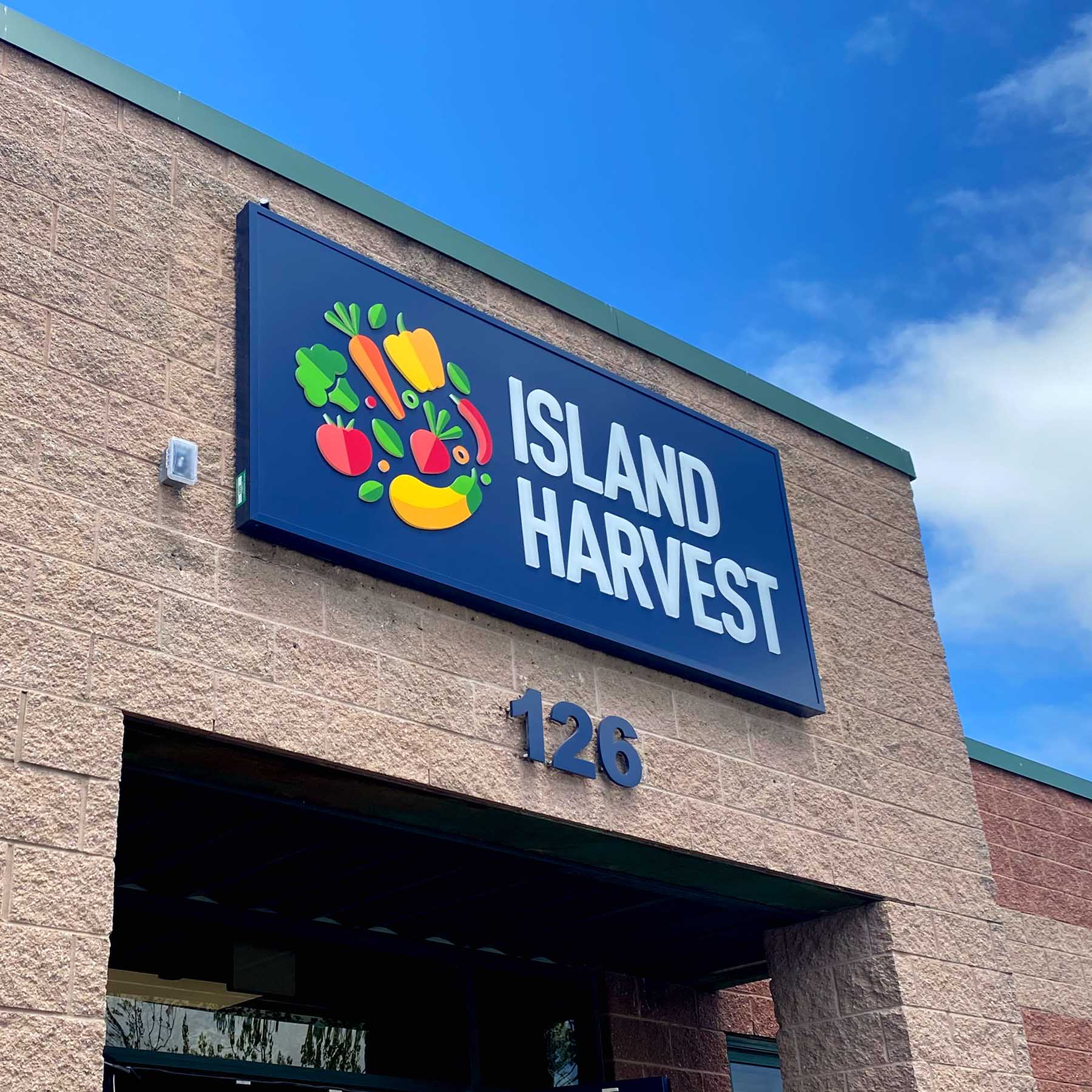 Island Harvest Exterior Signage